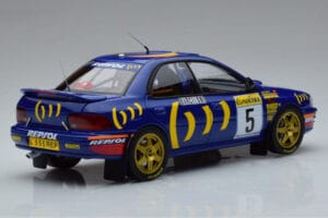 Subaru Impreza #5 C. Sainz / L. Moya 2nd Place Rally Monte Carlo 1995 Kyosho 1:18 08962B Μέταλλο - εικόνα 3 από 9
