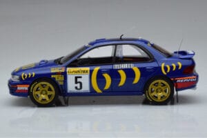 Subaru Impreza #5 C. Sainz / L. Moya 2nd Place Rally Monte Carlo 1995 Kyosho 1:18 08962B Μέταλλο - εικόνα 4 από 9