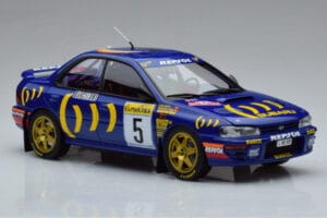 Subaru Impreza #5 C. Sainz / L. Moya 2nd Place Rally Monte Carlo 1995 Kyosho 1:18 08962B Μέταλλο - εικόνα 5 από 9