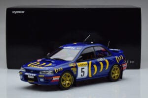 Subaru Impreza #5 C. Sainz / L. Moya 2nd Place Rally Monte Carlo 1995 Kyosho 1:18 08962B Μέταλλο - εικόνα 9 από 9