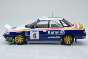 Subaru Legacy RS Night Version #6 M. Alen / I. Kivimaki RAC Rally 1991 IXO 1:18 18RMC080A Μέταλλο - εικόνα 3 από 6