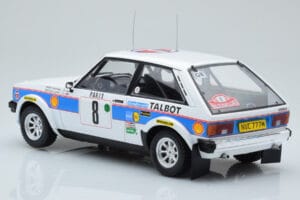 Talbot Sunbeam Lotus Night Version #8 H. Toivonen / P. White Rally Monte Carlo 1981 IXO 1:18 18RMC095B Μέταλλο - εικόνα 5 από 6