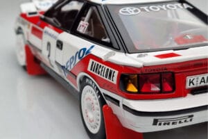 Toyota Celica GT-Four ST165 #2 C. Sainz / L. Moya Winner Rally Monte Carlo 1991 Kyosho 1:18 08961B Μέταλλο - εικόνα 9 από 12