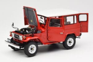 Toyota Land Cruiser FJ40 Van Κόκκινο Kyosho 1:18 08971R Μέταλλο - εικόνα 2 από 8