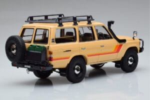 Toyota Land Cruiser 60 Μπεζ Με Προαιρετικά Εξαρτήματα Kyosho 1:18 08956XBE Μέταλλο - εικόνα 3 από 12
