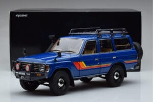 Toyota Land Cruiser 60 Μπλε Με Προαιρετικά Εξαρτήματα Kyosho 1:18 08956XBL Μέταλλο - εικόνα 11 από 11