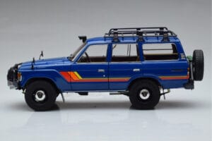 Toyota Land Cruiser 60 Μπλε Με Προαιρετικά Εξαρτήματα Kyosho 1:18 08956XBL Μέταλλο - εικόνα 4 από 11