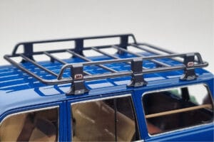Toyota Land Cruiser 60 Μπλε Με Προαιρετικά Εξαρτήματα Kyosho 1:18 08956XBL Μέταλλο - εικόνα 7 από 11