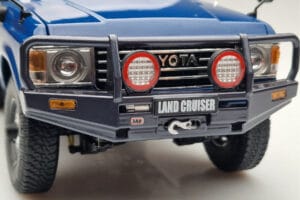 Toyota Land Cruiser 60 Μπλε Με Προαιρετικά Εξαρτήματα Kyosho 1:18 08956XBL Μέταλλο - εικόνα 8 από 11