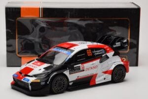 Toyota GR Yaris Rally1 #69 K. Rovanpera / J. Halttunen Rally Monte Carlo World Champion 2023 IXO 1:18 18RMC152B Μέταλλο - εικόνα 6 από 6