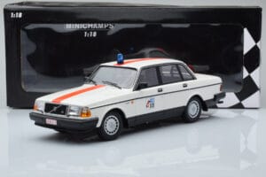 Volvo 240 GL Αστυνομία Βέλγιο Minichamps 1:18 155171492 Μέταλλο - εικόνα 6 από 6
