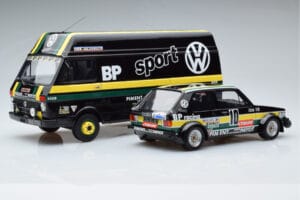 Volkswagen LT35 + Golf 1 GTI Group 2 Black Otto 1:18 OT353 Ρητίνη - εικόνα 2 από 6