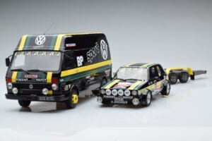 Volkswagen LT35 + Golf 1 GTI Group 2 Black Otto 1:18 OT353 Ρητίνη - εικόνα 3 από 6