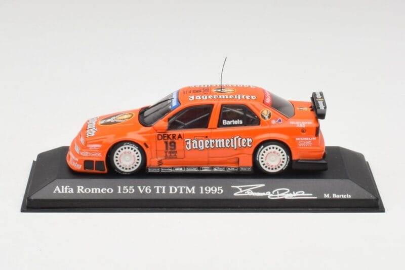 Alfa Romeo 155 V6 TI #19 Jagermeister M. Bartels DTM 1995 Minichamps 1:43 430950219 Μέταλλο