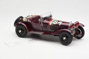 Alfa Romeo 1750 GS Spider #84 T. Nuvolari / B. Guidotti Mille Miglia Winner 1930 CMC 1:18 M-141 Μέταλλο - εικόνα 4 από 6
