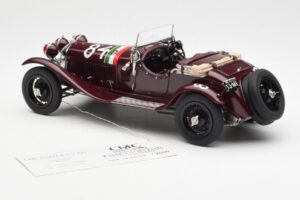Alfa Romeo 1750 GS Spider #84 T. Nuvolari / B. Guidotti Mille Miglia Winner 1930 CMC 1:18 M-141 Μέταλλο - εικόνα 5 από 6