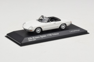 Alfa Romeo 1750 Spider Veloce Λευκό Minichamps 1:43 400120530 Μέταλλο - εικόνα 2 από 4