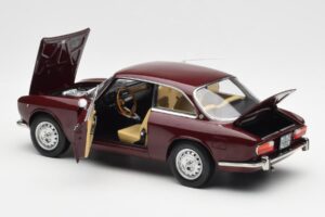 Alfa Romeo 2000 GTV Μπορντό Κόκκινο Norev 1:18 187916 Μέταλλο - εικόνα 5 από 8