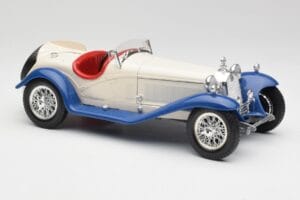 Alfa Romeo 2300 Spider Λευκό & Μπλε Bburago 1:18 3008-M1 Μέταλλο - εικόνα 4 από 6