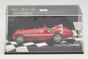 Alfa Romeo 159 Alfetta #3 C. Sanesi 6th Place British GP 1951 Minichamps 1:43 400511203 Μέταλλο - εικόνα 5 από 5