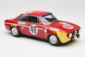 Alfa Romeo GTA 1300 Junior #40 F. Picchi / J-C. Chasseuil Division 1 Winners 12 Hours of Paul Ricard 1971 Minichamps 1:18 155 - εικόνα 4 από 6