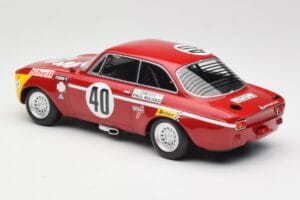 Alfa Romeo GTA 1300 Junior #40 F. Picchi / J-C. Chasseuil Division 1 Winners 12 Hours of Paul Ricard 1971 Minichamps 1:18 155 - εικόνα 5 από 6