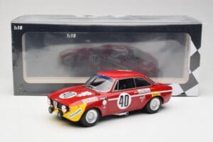 Alfa Romeo GTA 1300 Junior #40 F. Picchi / J-C. Chasseuil Division 1 Winners 12 Hours of Paul Ricard 1971 Minichamps 1:18 155 - εικόνα 6 από 6