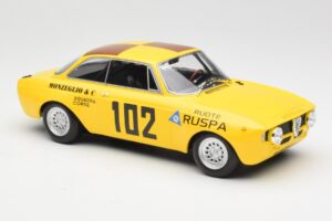 Alfa Romeo GTA 1300 #102 Squadra Corse R. Zanetti / M. Ruspa / Monzeglio Targa Florio 1971 Minichamps 1:18 155711202 Μέταλλο - εικόνα 4 από 6