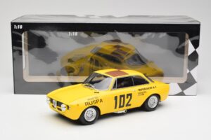 Alfa Romeo GTA 1300 #102 Squadra Corse R. Zanetti / M. Ruspa / Monzeglio Targa Florio 1971 Minichamps 1:18 155711202 Μέταλλο - εικόνα 6 από 6