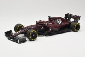 Alfa Romeo Racing C38 #7 K. Raikkonen Valentine's Day Livery Shakedown Fiorano 14th February 2019 Minichamps 1:18 110199907 Μ
