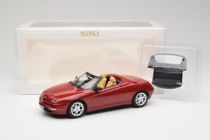 Alfa Romeo Spider 916 Proteo Red Metallic Norev 1:18 187854 Μέταλλο - εικόνα 6 από 6