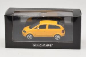 Audi A2 8Z Κίτρινο Minichamps 1:43 AUDI005 Μέταλλο - εικόνα 4 από 4