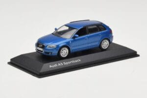 Audi A3 8P Sportback Mauritius Blue Minichamps 1:43 5010403033 Μέταλλο - εικόνα 2 από 4