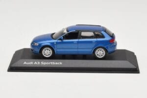 Audi A3 8P Sportback Mauritius Blue Minichamps 1:43 5010403033 Μέταλλο
