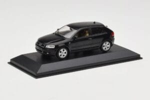 Audi A3 8P Black Metallic Minichamps 1:43 12000 Μέταλλο - εικόνα 2 από 4