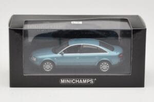 Audi A6 C5 Ανοιχτό Μπλε Minichamps 1:43 AUDI004 Μέταλλο - εικόνα 4 από 4