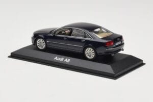 Audi A8 D3 Blue Metallic Light Interior Minichamps 1:43 20000001386003 Μέταλλο - εικόνα 3 από 4