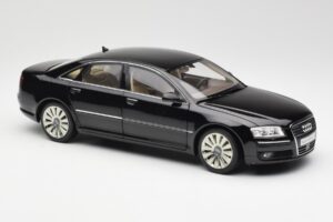 Audi A8 D3 W12 Μαύρο Kyosho 1:18 09212BK Μέταλλο - εικόνα 6 από 8