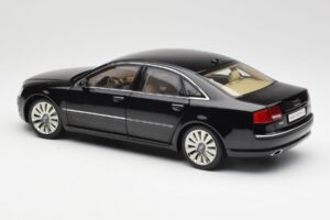 Audi A8 D3 W12 Μαύρο Kyosho 1:18 09212BK Μέταλλο - εικόνα 7 από 8