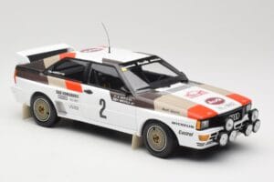 Audi Quattro A1 #2 H. Mikkola / A. Hertz Audi Sport Rally Monte Carlo 1983 Minichamps 1:18 155831102 Μέταλλο - εικόνα 4 από 6