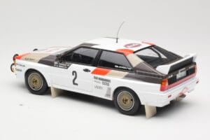 Audi Quattro A1 #2 H. Mikkola / A. Hertz Audi Sport Rally Monte Carlo 1983 Minichamps 1:18 155831102 Μέταλλο - εικόνα 5 από 6
