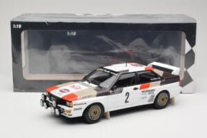 Audi Quattro A1 #2 H. Mikkola / A. Hertz Audi Sport Rally Monte Carlo 1983 Minichamps 1:18 155831102 Μέταλλο - εικόνα 6 από 6