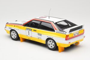Audi Quattro A2 Audi Sport #1 W. Röhrl / C. Geistdörfer DNF Sanyo Rally of New Zealand 1984 Minichamps 1:18 155841101 Μέταλλο - εικόνα 5 από 6
