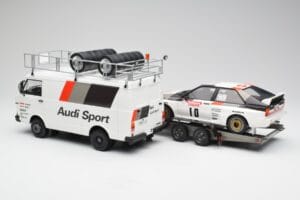 Audi Quattro A2 M. Mouton / F. Pons Tour de Corse 1983 Με VW LT35 Otto 1:18 OT418 Ρητίνη - εικόνα 2 από 6