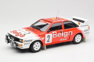 Audi Quattro A2 #2 B. Waldegård / H-T. Thorszelius Belga Team Winners Boucles de Spa 1985 Minichamps 1:18 155851102 Μέταλλο