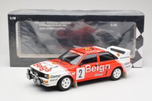 Audi Quattro A2 #2 B. Waldegård / H-T. Thorszelius Belga Team Winners Boucles de Spa 1985 Minichamps 1:18 155851102 Μέταλλο - εικόνα 6 από 6