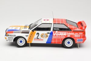 Audi Quattro A2 Schmidt Motorsport #2 H. Demuth / W. Lux Winners Hunsrück Rally 1984 Minichamps 1:18 155841102 Μέταλλο - εικόνα 3 από 6