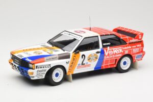 Audi Quattro A2 Schmidt Motorsport #2 H. Demuth / W. Lux Winners Hunsrück Rally 1984 Minichamps 1:18 155841102 Μέταλλο