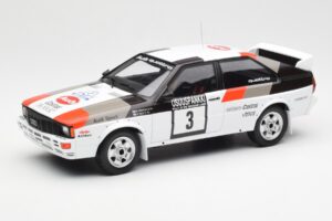 Audi Quattro #3 H. Mikkola / A. Hertz Rally Finland 1982 IXO 1:18 18RMC094A Μέταλλο
