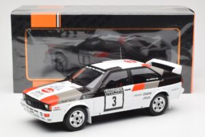 Audi Quattro #3 H. Mikkola / A. Hertz Rally Finland 1982 IXO 1:18 18RMC094A Μέταλλο - εικόνα 6 από 6